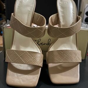 Chic Beige Women's Heels